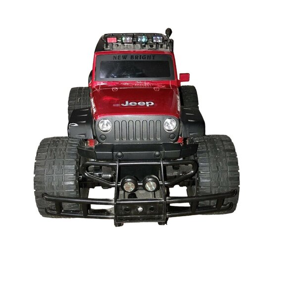 New Bright RC Jeep Wrangler RC Car *No Remote No Charger Not Tested *For Parts - Picture 1 of 12